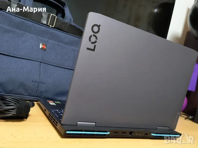 LENOVO LOQ 15, 16 GB RAM, NVIDIA GeForce RTX 3050 6GB, AMD Ryzen 5 4.30 GHz, 512 GB SSD, снимка 1