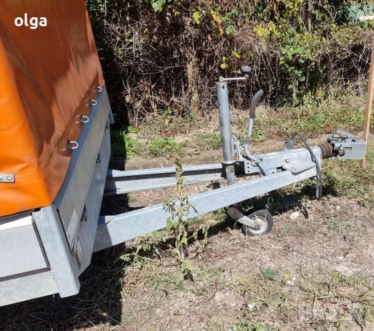 двуосно ремарке Hapert 2700 kg с бремени и спирачка(немски документи,2019г.), снимка 2 - Ремаркета - 56018498