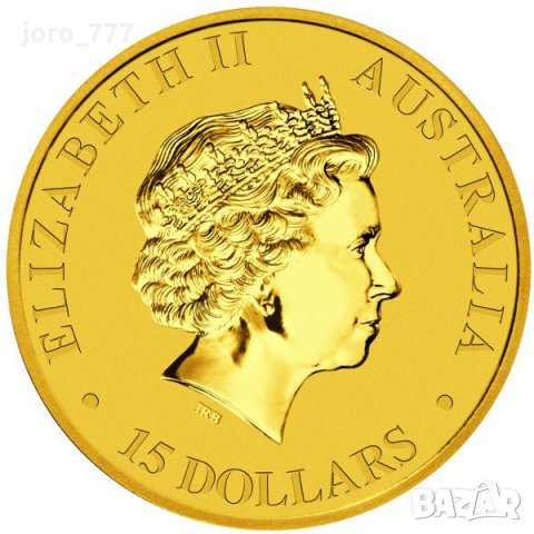 Златна монета Австралийско кенгуру 1/10 oz 2014, снимка 2 - Нумизматика и бонистика - 31890410