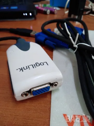 USB към VGA адаптер за монитор., снимка 2 - Кабели и адаптери - 55732886