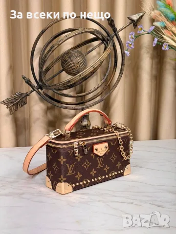 Louis Vuitton Дамска Чанта Тип Куфар С Къса И Дълга Дръжка И Верижка - Различни Цветове Код E88, снимка 12 - Чанти - 55795231