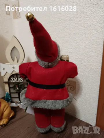 Декоративна фигура на дядо Коледа., снимка 3 - Декорация за дома - 48484056