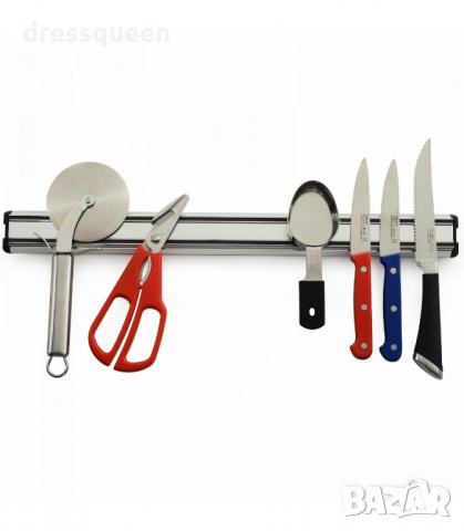 2924 Магнитна алуминиева поставка за кухненски ножове