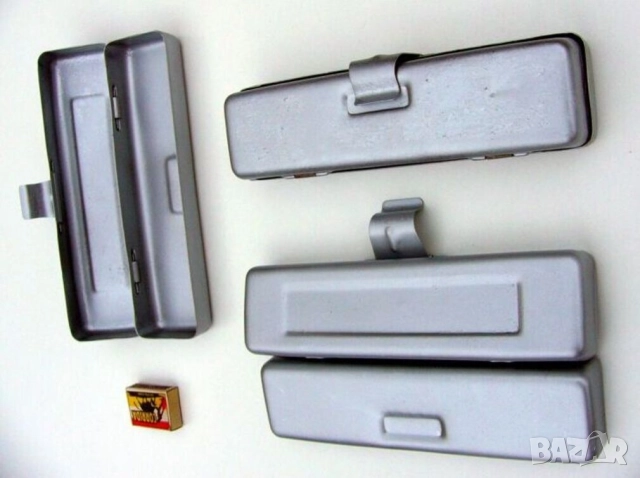 Оригинални Руски Метални КУТИИ 24,5x7x5 см Куфарче Органайзери Контейнери за Инструменти СССР БАРТЕР, снимка 2 - Куфари с инструменти - 52013956