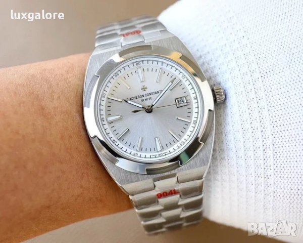 Мъжки часовник Vacheron Constantin Overseas Silver Dial с автоматичен механизъм, снимка 4 - Мъжки - 40578377