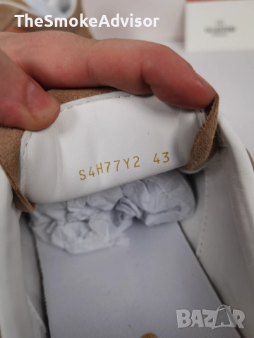 Маратонки Valentino Upvillage Low Top – Естествен Велур и NAPA Кожа, снимка 11 - Маратонки - 52436425