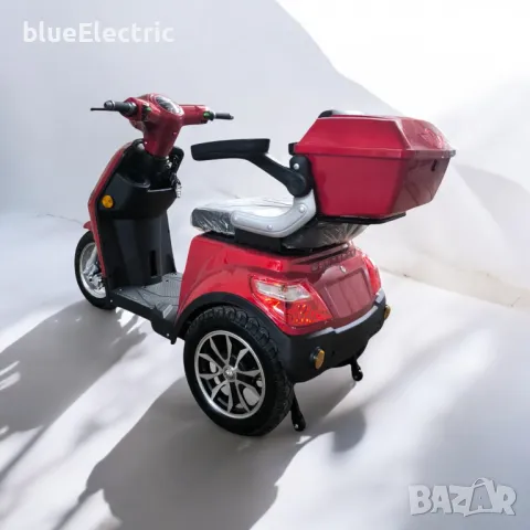 Електрическа Триколка blueElectric BM1-LUX 2000W | 60V | 24Ah | RED/GRAY, снимка 5 - Мотоциклети и мототехника - 49745647
