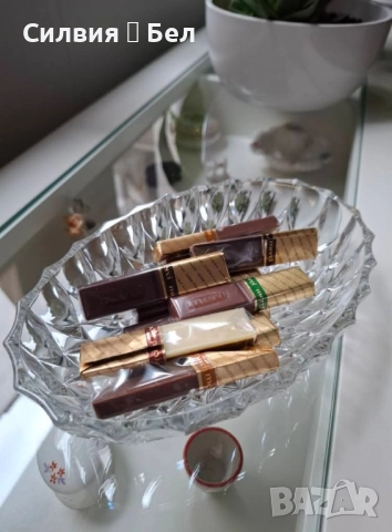 Овална кристална купа, снимка 5 - Аксесоари за кухня - 51872121