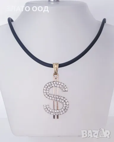 Златни колиета със силикон, снимка 12 - Колиета, медальони, синджири - 49647513