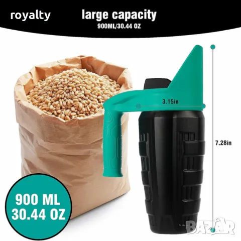 Ръчна сеялка – Лесен и ефективен начин за разпръскване на семена, снимка 2 - Други стоки за дома - 49052698