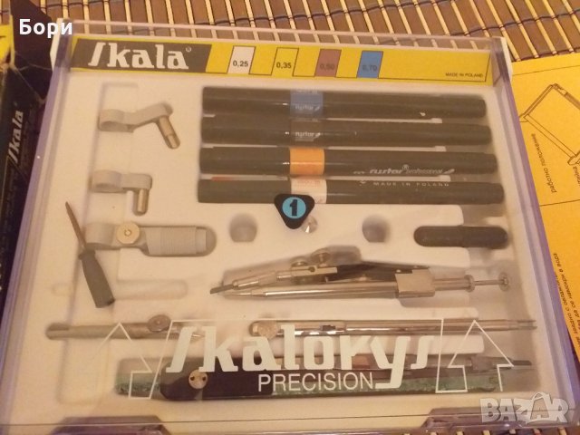 Комплект рапидографи и пергели Skala Skalorys PRECISION, снимка 5 - Ученически пособия, канцеларски материали - 30740744