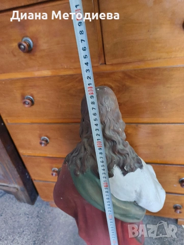 Керамична статуя на Исус Христос , снимка 8 - Антикварни и старинни предмети - 53898604