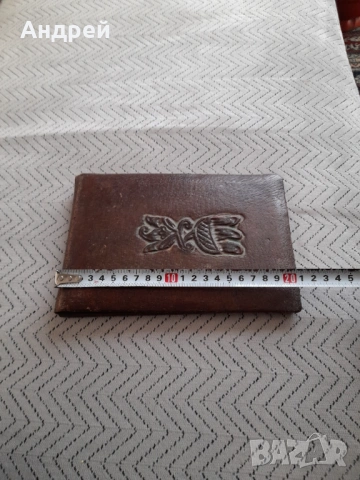 Стар Кожен калъф #11, снимка 5 - Други ценни предмети - 53369325