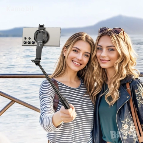 Селфи стик Hoco K25 Magnetic Tripod с дистанционно, снимка 5 - Селфи стикове, аксесоари - 51542530
