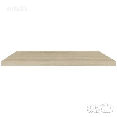 vidaXL Окачени стенни рафтове, 2 бр, дъб, 90x23,5x3,8 см, МДФ(SKU:323881), снимка 4 - Други - 49234855