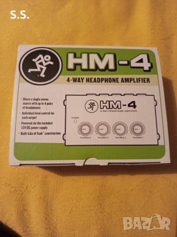 Усилвател за слушалки Mackie HM-4, снимка 5 - Слушалки и портативни колонки - 54346826