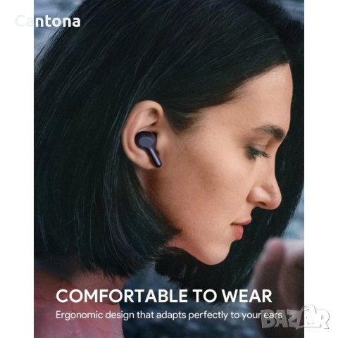  AUKEY EP-T25 TWS слушалки с докинг, Bluetooth 5.0, USB-C, 25 часа възпроизвеждане , снимка 4 - Безжични слушалки - 40339533