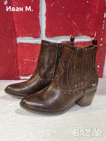 Дамски боти Mustang 37 номер , снимка 4 - Дамски боти - 52571648