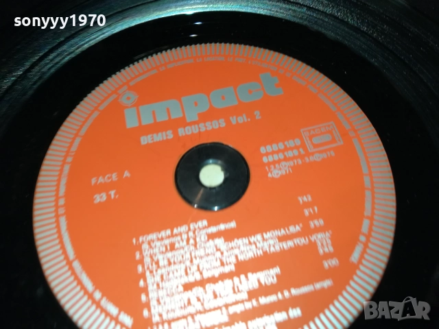 DEMIS ROUSSOS-ВНОС АНГЛИЯ 1410251920, снимка 5 - Грамофонни плочи - 52055276