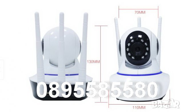 Wi-Fi smart камера Yoosee за видеонаблюдение и охрана  с две антени бебефон , снимка 1 - Камери - 31736753