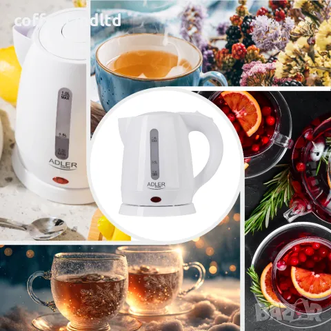  Електрическа кана за вода 1,0 л. AD 08 w, снимка 9 - Кани - 31416033