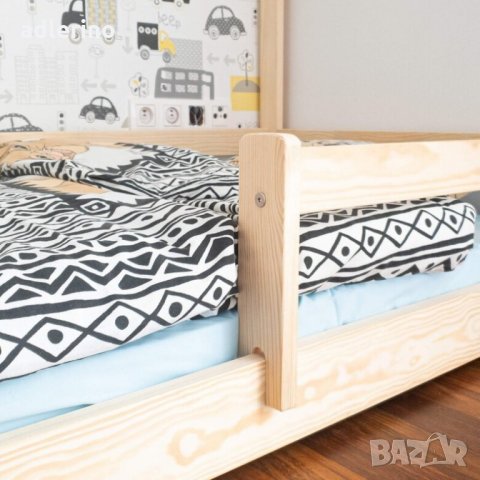 Детско легло Къща, 130x86x164 см, масив, оригинално детско легло, легло къща, снимка 4 - Бебешки легла и матраци - 34141671