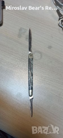  Българско дегустационно  ножче от по - дългите , неръждавейка Велико Търново , снимка 1 - Ножове - 37170486