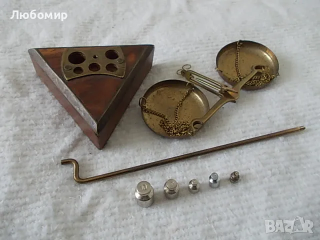 Стара настолна везна, снимка 7 - Антикварни и старинни предмети - 50046067