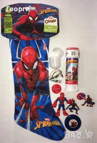 Коледни чорапчета с играчки на Kinder и Zaini от Италия. Iron Man, Mickey Mouse, Donald Duck, Marvel, снимка 7 - Други - 52635919