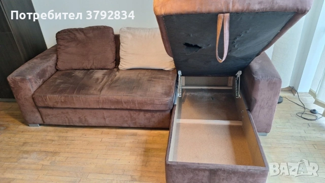 Подарявам диван с ракла и механизъм, снимка 2 - Дивани и мека мебел - 54036678