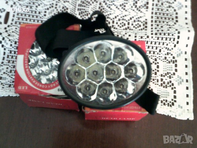 Фенер челник с LED диоди, снимка 2 - Къмпинг осветление - 30747130
