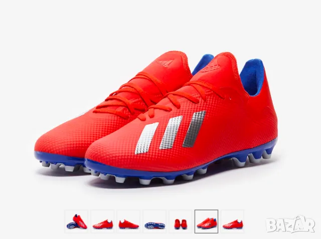  бутонки  adidas X 18.3 AG  номер 43 1/3, снимка 3 - Футбол - 50351427