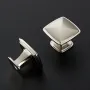 Квадратна дръжка за шкаф от полиран никел за кухненски шкафове и чекм, снимка 3