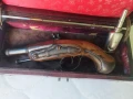 Кремъчен пистолет в куфарче., снимка 3