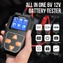 KONNWEI KW218 6V 12V тестер за акумулатори 100-2000CCA,анализатор на акумулатори,тестер за зарежданe, снимка 3