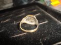 СТАРИНЕН ПОСРЕБРЕН РЕТРО БРОНЗОВ ПРЪСТЕН МАЙСТОРСКА ИЗРАБОТКА 18639, снимка 3
