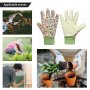 Нови 2 чифта многофункционални градински ръкавици Удобни Устойчиви Размер М, снимка 5