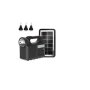 Комплект със соларен панел, фенерче, 3 крушки, USB, снимка 1 - Други стоки за дома - 44209661