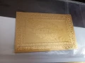 Позлатена с 24 карата злато 1000 евро със сертификат, снимка 2