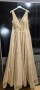 нова официална, бална, златна рокля, снимка 5