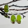 Сребърен комплект „Зелена хармония“ – с нефрит
, снимка 1