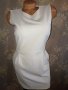 Zara S-Бяла  къса рокля с изрязан гръб , снимка 10