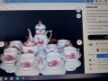 Порцеланов сервиз за кафе фирма Херенд''Herend Queen Victoria Porcelain Coffee'', снимка 16