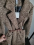 Кафяво палто с колан, снимка 5