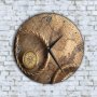 Стенен Часовник - Стара Карта на Света и Компас, снимка 1 - Стенни часовници - 40131643