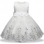 Бяла нова детска рокля за 2/3 год., снимка 1 - Детски рокли и поли - 26822111
