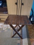 Продавам дървена туристическа сгъваема масичка, снимка 1