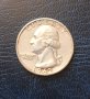 Quarter Dollar 1962 D.Сребро!, снимка 1 - Нумизматика и бонистика - 44177903