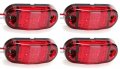 ЛЕД LED габарити с 2 SMD, диодни ЧЕРВЕНИ светлини 12-24V , снимка 2