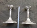 Кралски посребрен свещник 2 бр, снимка 3